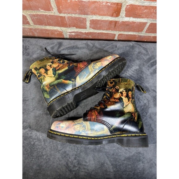 Doc Martens 1460 Pascal Museum Collection Hogarth Leather Boots US Sz M9, W10 main image 5